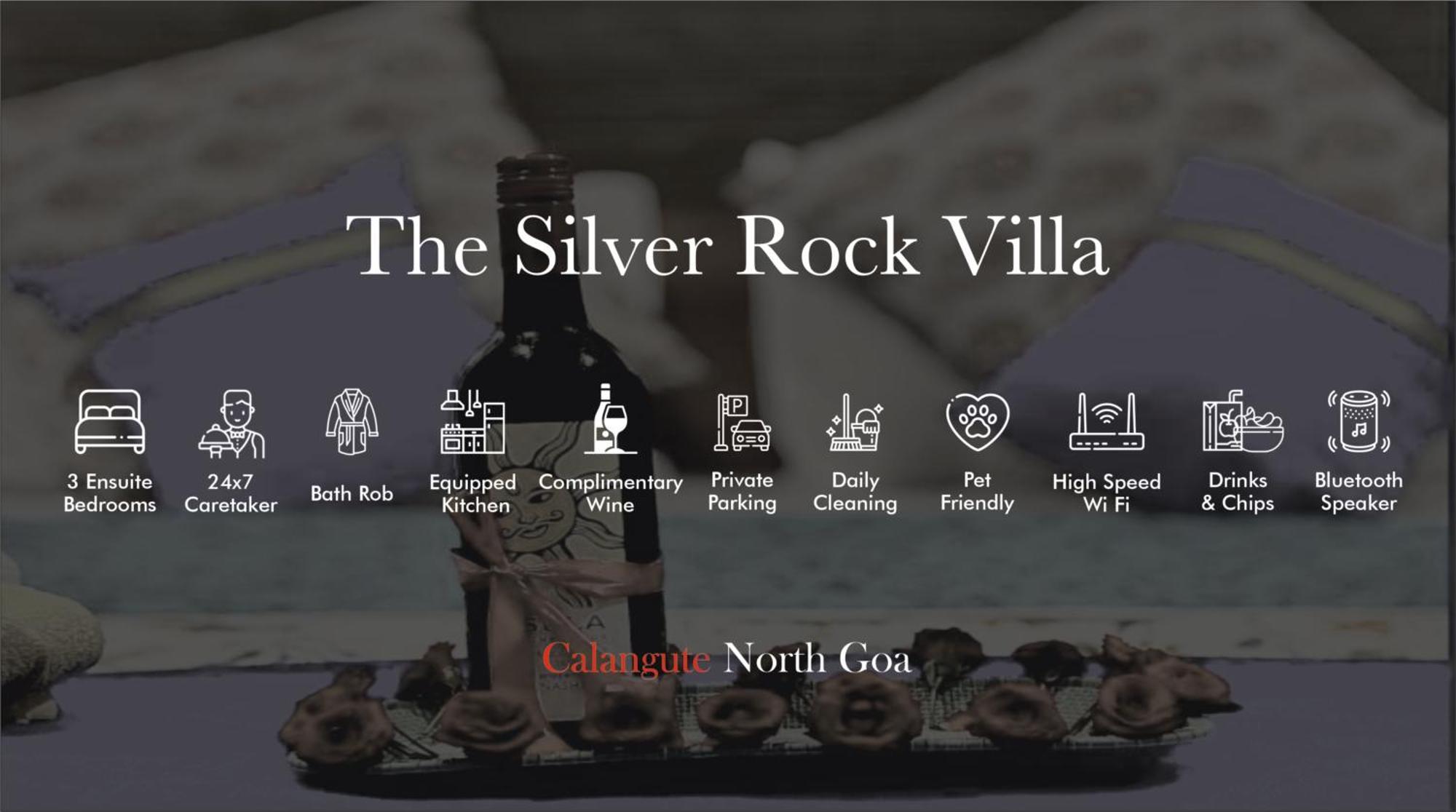 3Bhk Private Pool Villa By Silver Villas 卡兰古特 外观 照片